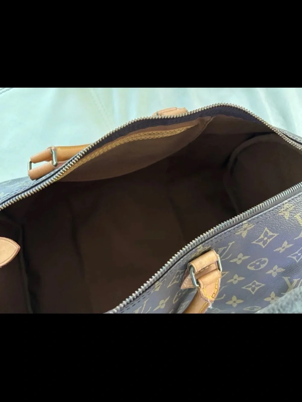 Louis Vuitton Monogram Canvas Duffel with Natural Vachetta Trim